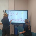 Bal karnawałowy-  zabawy z tablicą interaktywną