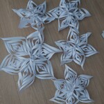 praca plastyczna gwiazdki origami