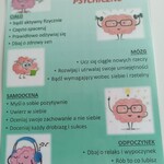 Propozycje uczniów Jak dbać o zdrowie psychiczne zebrane w czasie zajęć o depresji