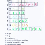 Krzyżówka z hasłem ludolfina