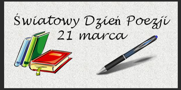 grafika z napisem światowy dzień poezji 2024