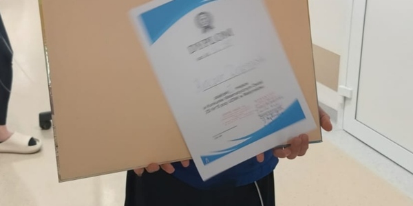 Jeden z laureatów konkursu matematycznego