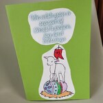 Wielkanocna kartka od ucznia