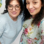 Doktor Monika i pani Joanna, całe na niebiesko
