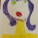 Portret dziecka w żółtej bluzce