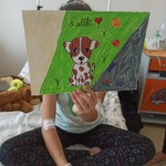 portret kundelka Łatka