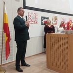 Wiceprezydent T. Klim podczas apelu w naszej szkole