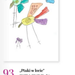 PRACA PLASTYCZNA PTAKI W LOCIE