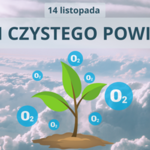 grafika z napisem czyste powietrze