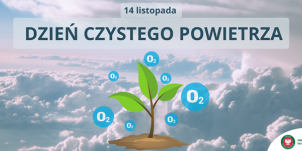grafika z napisem czyste powietrze