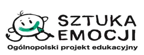 grafika z napisem sztuka emocji ogólnopolski projekt edukacyjny