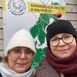 Beata Ostasiewicz i Monika Berensztejn w schronisku dla zwierząt