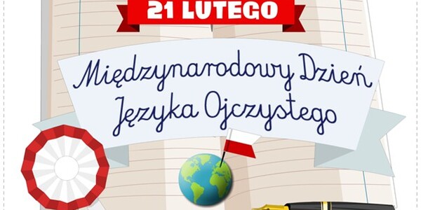 grafika z napisem międzynarodowy dzień języka ojczystego