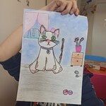 Portret białego kota