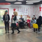 Aktorzy w wierszu Żuraw i czapla