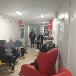 Przedstawienie walentynkowe na oddziale