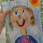Portret mamy uśmiechniętej