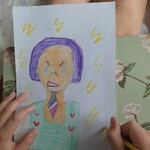 Portret mamy z piorunami