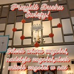 Przyjdź Duchu Święty - dekoracja z okazji bierzmowania w kaplicy UDSK
