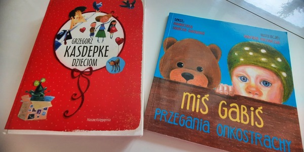 książki dla dzieci G. Kasdepke i lekarki M. Sawickiej –Żukowskiej