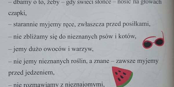 Zasady letniego wypoczynku