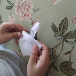 Uczeń wykonuje koszyczek