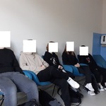 Uczniowie podczas wykładu.
