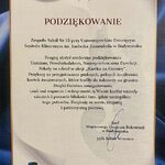 Podziękowanie za udział w akcji Kartka na Granicę