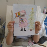 Mikołaj na śniegu