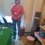 nauczycielka opowiada o tradycjach świątecznych