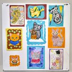 galeria prac z kotami na stacjonarnym