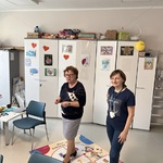 dr Anna Rybak i nauczycielka Justyna Myślińska