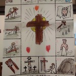 Porządkowanie stacji Drogi Krzyżowej-praca ucznia