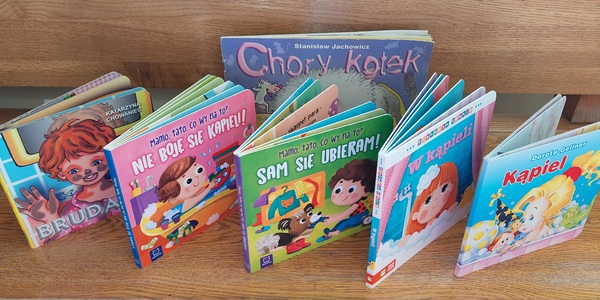 Książeczki dla dzieci w tematyce dbania o zdrowie i higienę