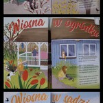 Ilustracje z tekstem w książce Wiosna - w parku_ ogródku_ sadzie