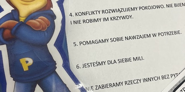 Lista zasad do przestrzegania w przedszkolu