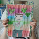 Kolorowy portret taty