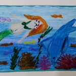 Delfin i syrenka