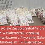 Podziękowanie wolontariuszom