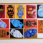 Wystawa prac dzieci na Oddziale Otolaryngologii