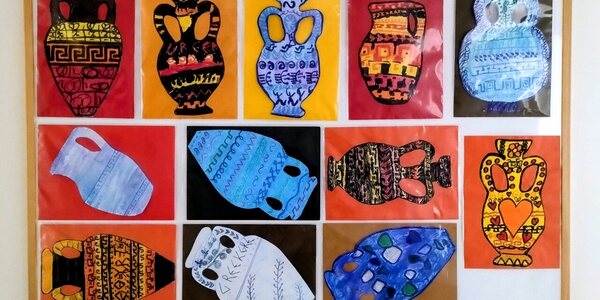 Wystawa prac dzieci na Oddziale Otolaryngologii
