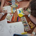 kolorujemy cytrynki na rehabilitacji