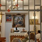 Zapoznanie z nowym prawosławnym kapelanem księdzem Marcinem Sacharczukiem