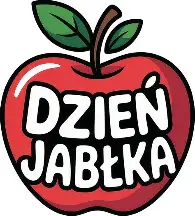 jabłko z napisem dzień jabłka