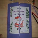 świąteczny lapbook