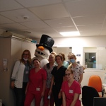 personel 4 kliniki z bałwankiem