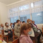 Uczestnicy mszy świetej popielcowej