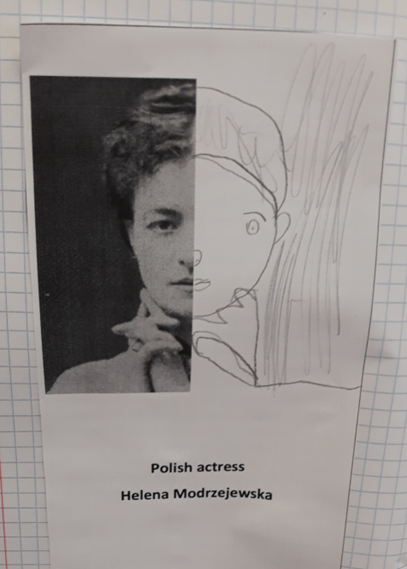 Helena Modrzejewska w wersji współczesnej.