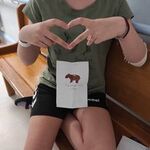Do życzeń dołączony rysunek ulubionego zwierzątka - kapibary)