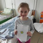 Radość z otrzymania kartki z życzeniami wielkanocnymi